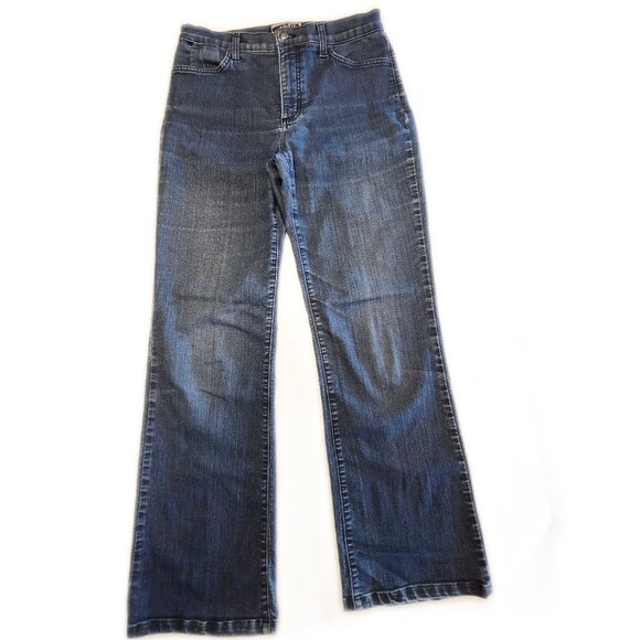 NYDJ (Not Your Daughter's Jeans) High Rise Y2K Bootcut Jeans, Sz 8 - Picture 2 of 8